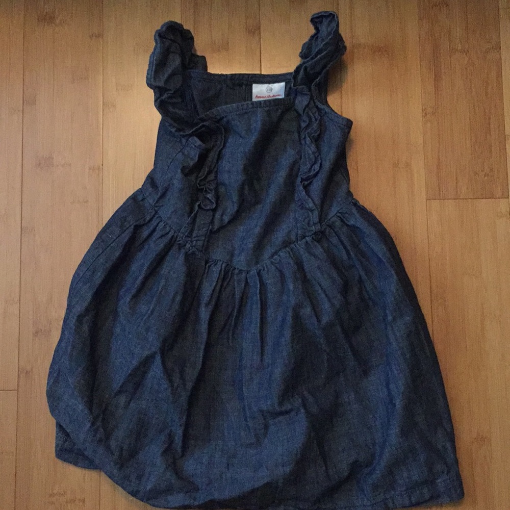 Hanna Anderson 110 Toddler Jean dress